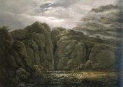 Johan Christian Dahl norwegian mountain landscape oil painting reproduction